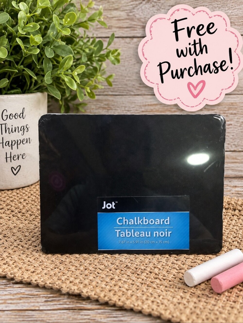 Jot Mini Chalkboard 8x6 | New in Package | FREE with Purchase 🎁